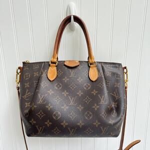 Louis Vuitton Turenne PM Monogram Canvas Satchel Shoulder Bag Brown M48813